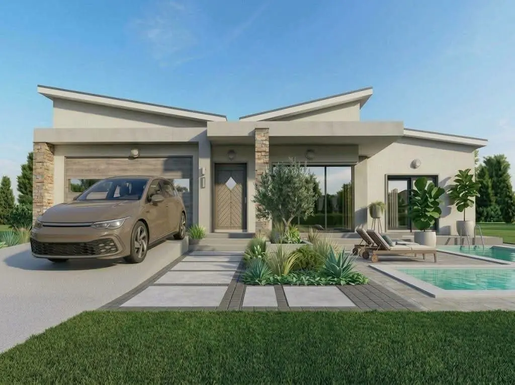 Butterfly Roof Bungalow